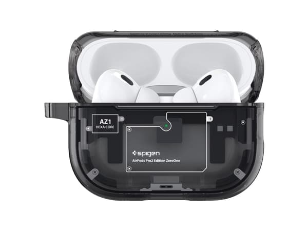 Spigen ACS05593, Ask, Polykarbonat, Termoplastisk polyuretan (TPU), 40 g, Svart, Grå