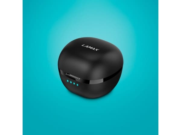Lamax Dots2 Play, Trådløs, Samtaler/musikk, 115 - 20000 Hz, Hodesett, Sort