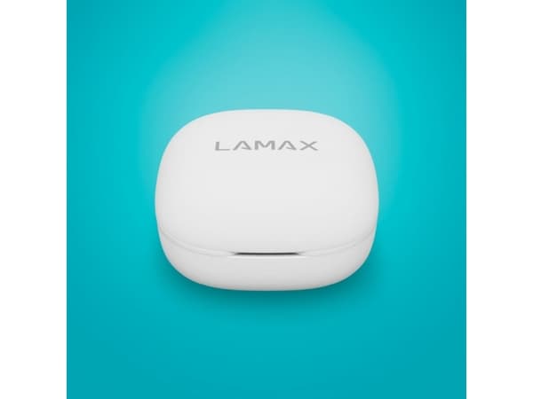 Słuchawki Lamax LAMAX In-Ear Clips1 ANC white BT 5.3 Akku 44 Std. retail