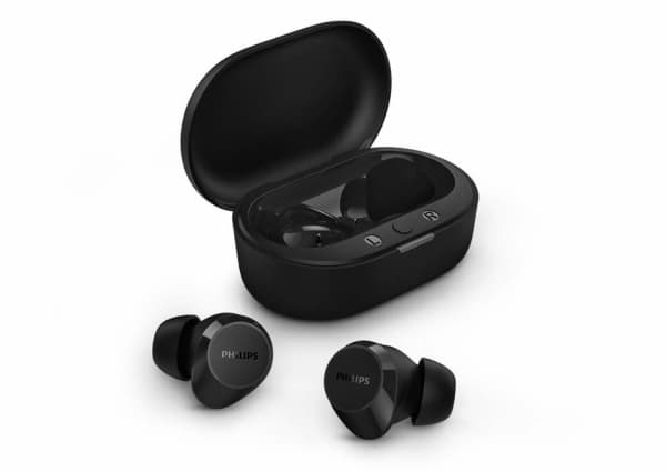 Philips TAT1209BK - True wireless-hörlurar med mikrofon - inuti örat - Bluetooth - svart