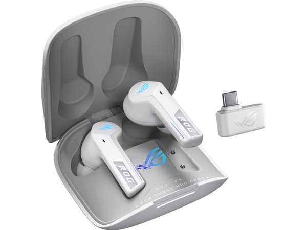 ASUS ROG Cetra True Wireless Speednova, True Wireless Stereo (TWS), spill, 20 - 40000 Hz, 77 g, Headset, Hvid