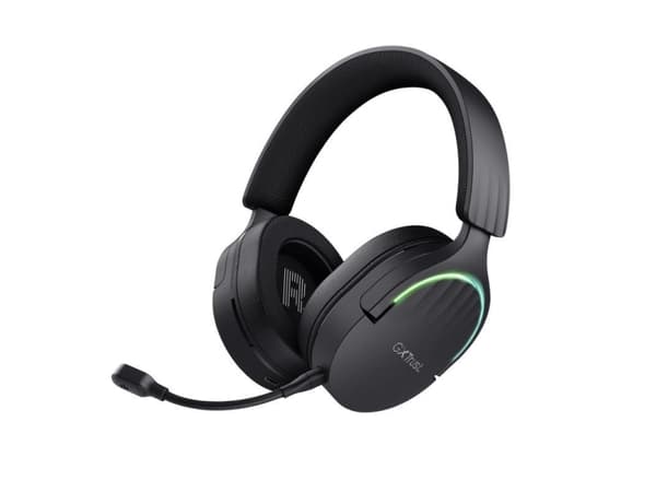 Trust GXT 491 FAYZO - Hodesett - 7,1-kanals - full størrelse - Bluetooth / 2,4 GHz radiofrekvens - kablet, trådløs - 3,5 mm jakk, USB-A via Bluetooth
