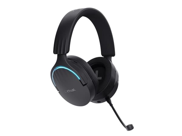 Trust GXT 491 FAYZO - Hodesett - 7,1-kanals - full størrelse - Bluetooth / 2,4 GHz radiofrekvens - kablet, trådløs - 3,5 mm jakk, USB-A via Bluetooth