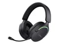 Miniatyrbilde 1 av 5: Trust GXT 491 FAYZO - Hodesett - 7,1-kanals - full størrelse - Bluetooth / 2,4 GHz radiofrekvens - kablet, trådløs - 3,5 mm jakk, USB-A via Bluetooth