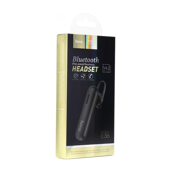 Hoco Hörlur In-ear Trådlösa Business E36 - Svart
