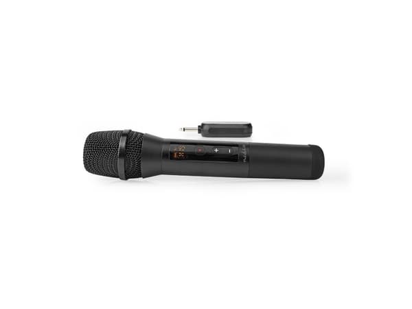 Nedis Microphones, Karaokemikrofon, -95 dB, 70 - 13000 Hz, 1000 O, Trådløs, 6.35 mm (1/4")