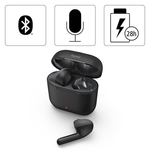 Hama TWS In-Ear Trådlösa Hörlurar Freedom - Svart