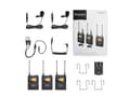 Miniatyrbild 2 av 2: Saramonic UWMIC9-TX9+TX9+RX9, Lavaliermikrofon/mygga, 0,5%, Kabel, 3,5 mm (1/8 tum), Svart, 70 dB
