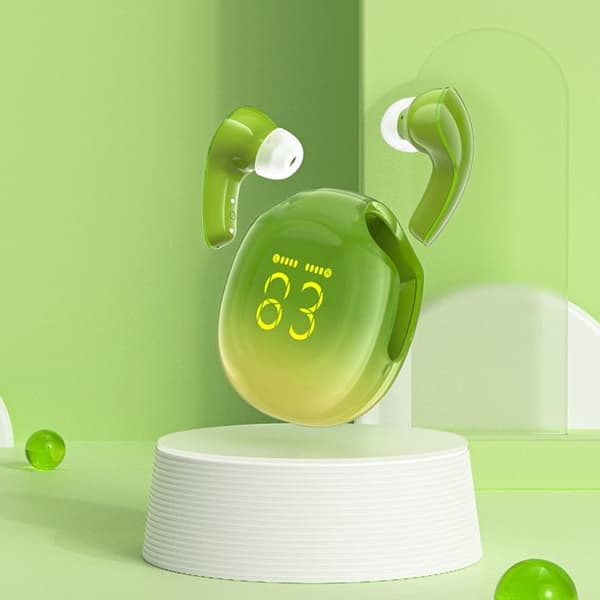 Acefast T9 Bluetooth 5.3 In-Ear Trådlösa Hörlurar - Grön