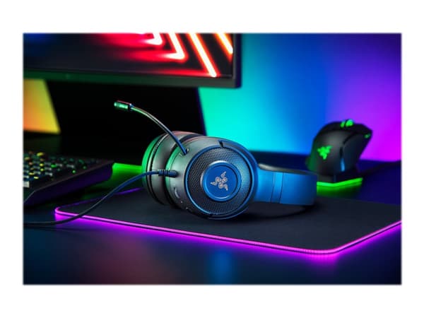 Razer Kraken V3 X, Langallinen, Pelaaminen, 12 - 28000 Hz, 283 g, Kuulokkeet, Musta