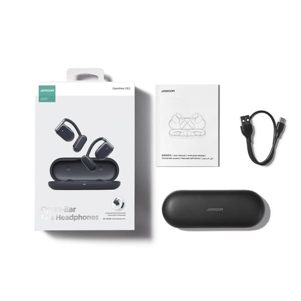 Joyroom Openfree TWS Trådlösa On-Ear Hörlurar - Mörkblå