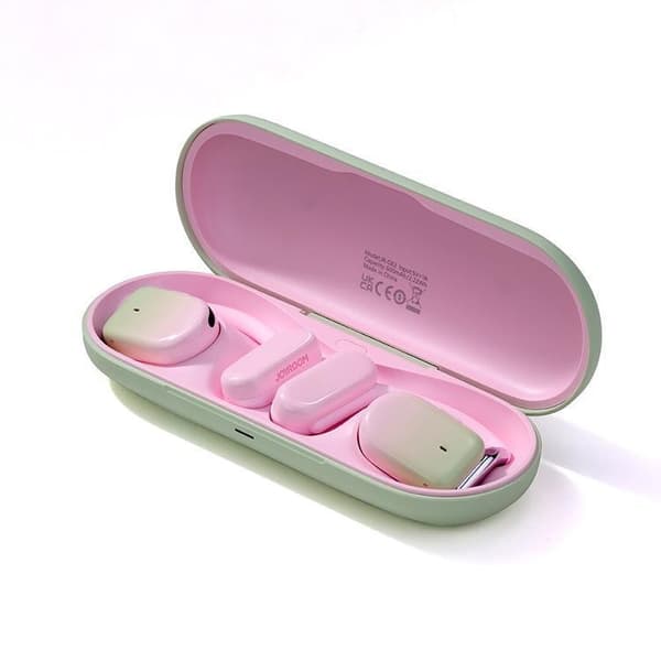 Joyroom Openfree TWS Trådlösa On-Ear Hörlurar - Rosa