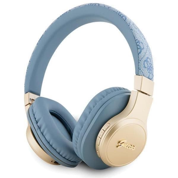 Guess Bluetooth On-Ear Hörlurar Script - Blå