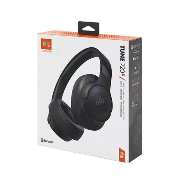 JBL On-Ear Trådlösa Hörlurar Tune 720BT - Svart