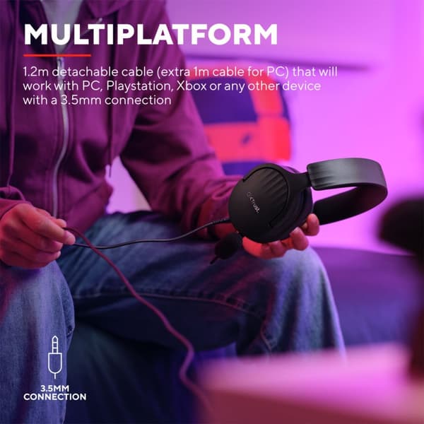 Trust GXT 489 Fayzo Gaming-hodesett Eco Black