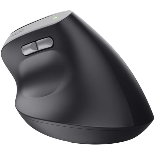 Trust Bayo II Trådlös ergonomisk mus Svart