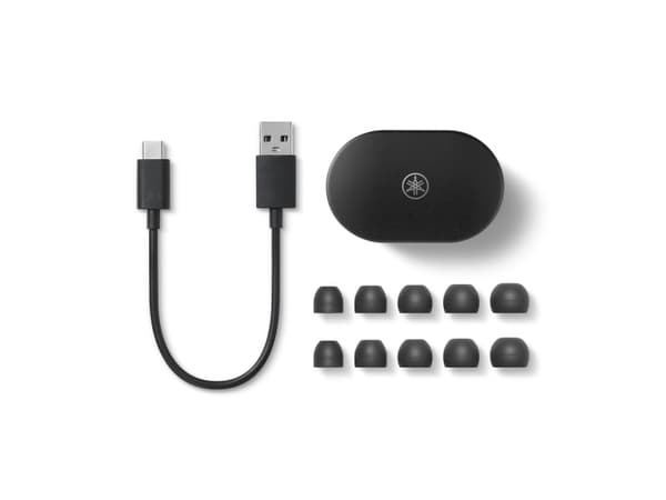 YAMAHA TW-E7BBL True wireless earbuds with mic, black