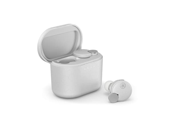 YAMAHA TW-E7BWH True wireless earbuds with mic, white