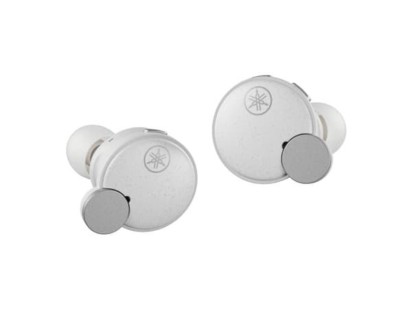 YAMAHA TW-E7BWH True wireless earbuds with mic, white