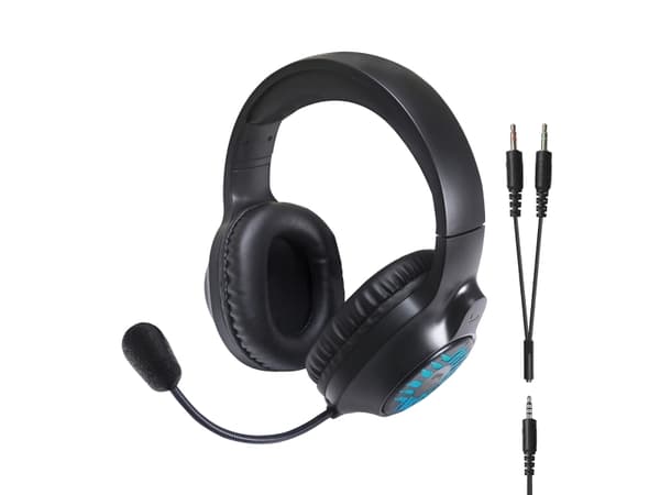 SPEEDLINK TYRON, Koblet med ledninger (ikke trådløs), Spilling, 310 g, Hodetelefoner, Sort