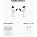 Miniatyrbild 7 av 7: Apple AirPods (3rd generation) med Lightning-laddningsfodral -2022