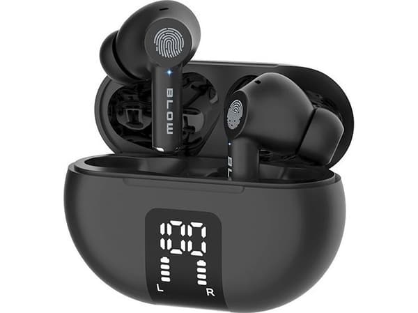 BLOW Earbuds PRO ENC Juodas ausinės (suomeksi)
