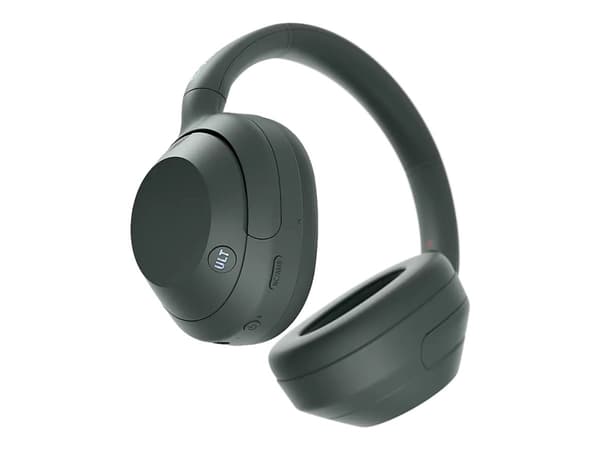 Sony WH-ULT900N - Ult Power Sound Series - hörlurar med mikrofon - fullstorlek - Bluetooth - trådlös, kabelansluten - aktiv brusradering - 3,5 mm kon