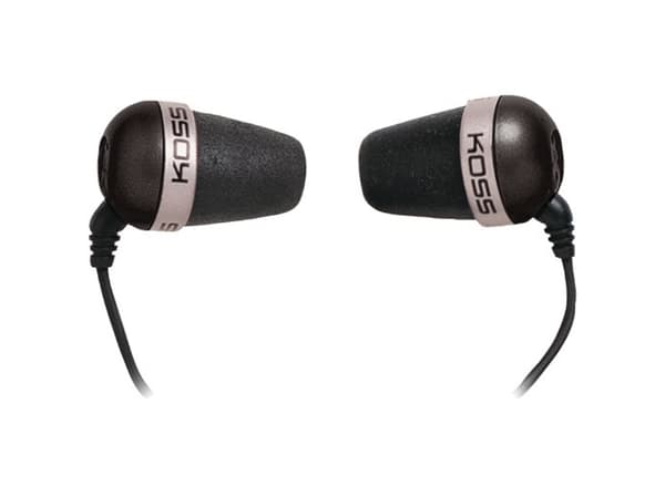Koss PLUG, Kuulokkeet, In-ear, Musta, 1,2 m, Langallinen, Korvan sisäinen
