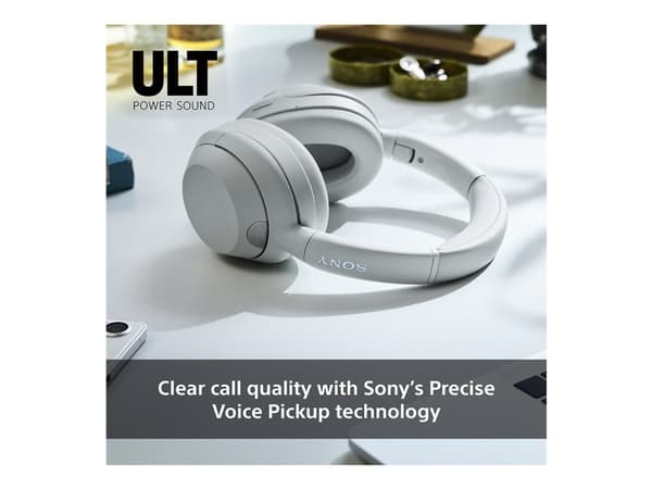 Sony WH-ULT900N - Ult Power Sound Series - hörlurar med mikrofon - fullstorlek - Bluetooth - trådlös, kabelansluten - aktiv brusradering - 3,5 mm kon