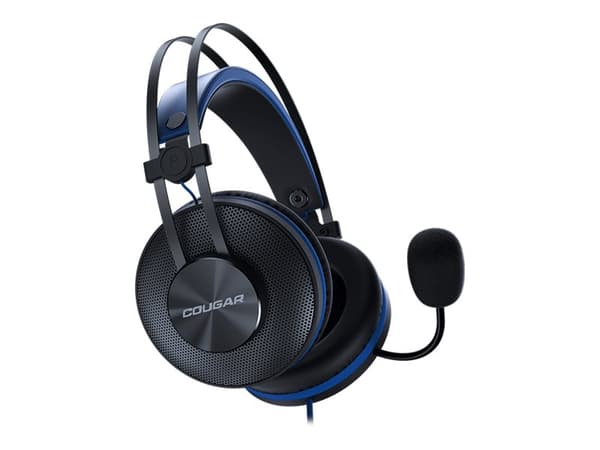 COUGAR IMMERSA ESSENTIAL - Kuulokkeet - täysikokoinen - kaapeli - 3,5 mm jakki - sininen