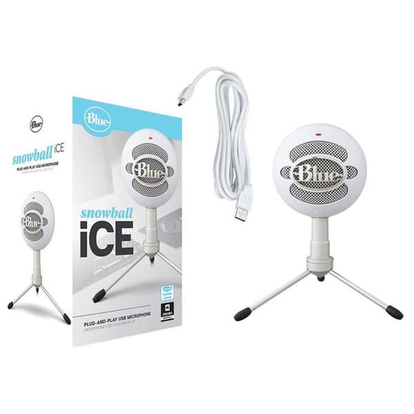 Logitech Blue Snowball Ice Mikrofon Hvid