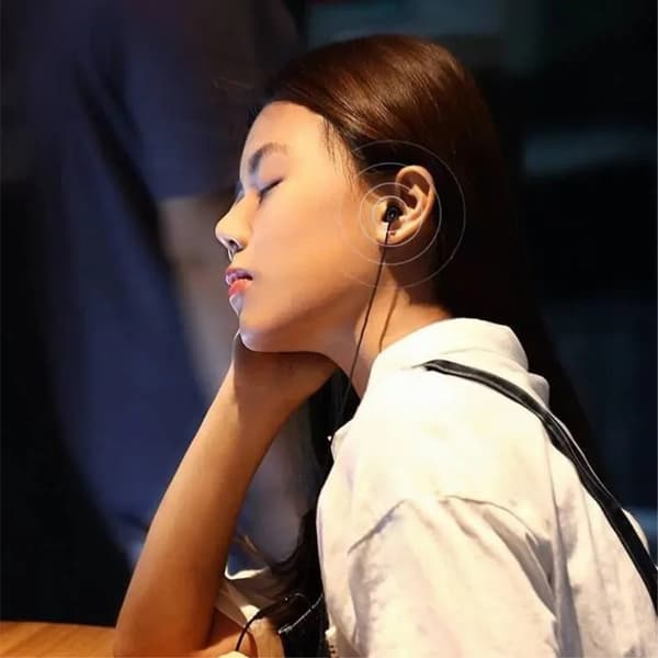 USB-C headset in-ear hovedtelefoner søvn støj isolering - sort