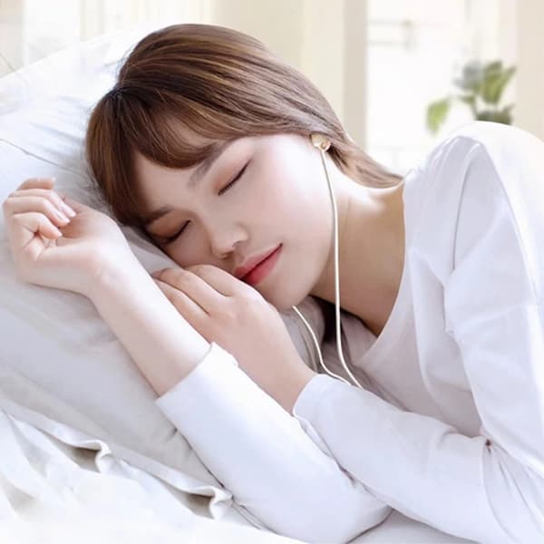 USB-C headset in-ear hovedtelefoner søvn støj isolering - sort