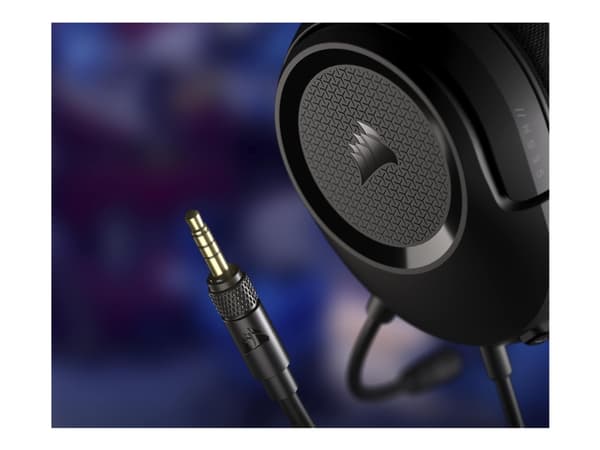 CORSAIR Gaming HS35 v2 - Headset - fullstorlek - kabelansluten - 3,5 mm kontakt - kol