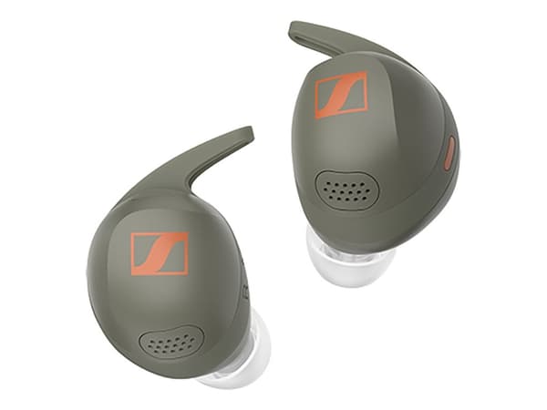 Sennheiser MOMENTUM Sport - True wireless-hörlurar med mikrofon - inuti örat - Bluetooth - aktiv brusradering - oliv
