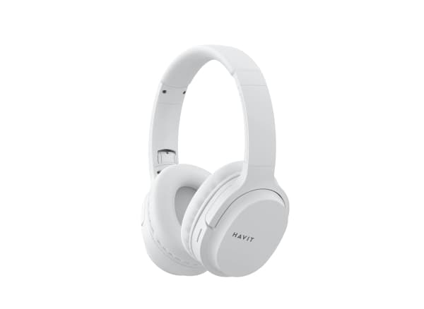 Havit 6939119027124, Kabel & Trådlös, Musik/vardag, 187 g, Hörlurar, Vit