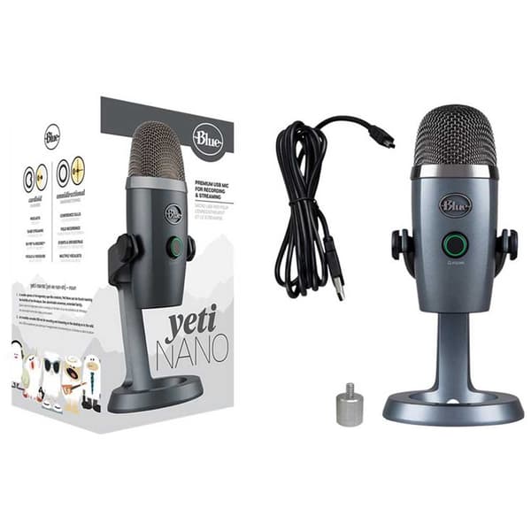 Logitech Yeti Nano Mikrofon Grå
