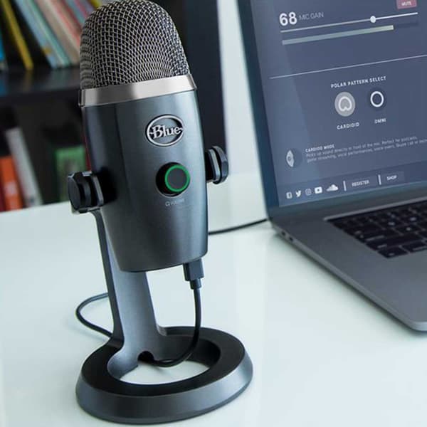Logitech Yeti Nano Mikrofon Grå