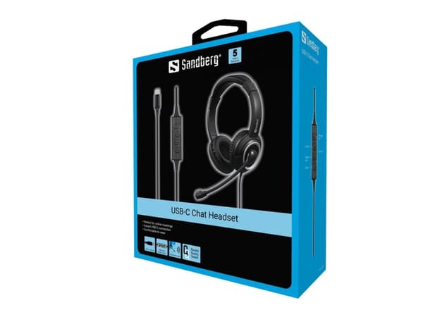 Sandberg - Hodesett - full størrelse - kablet - USB-C