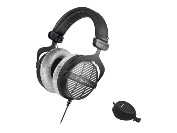 Beyerdynamic DT 990 PRO, Langallinen, Musiikki, 5 - 35000 Hz, 250 g, Kuulokkeet, Musta