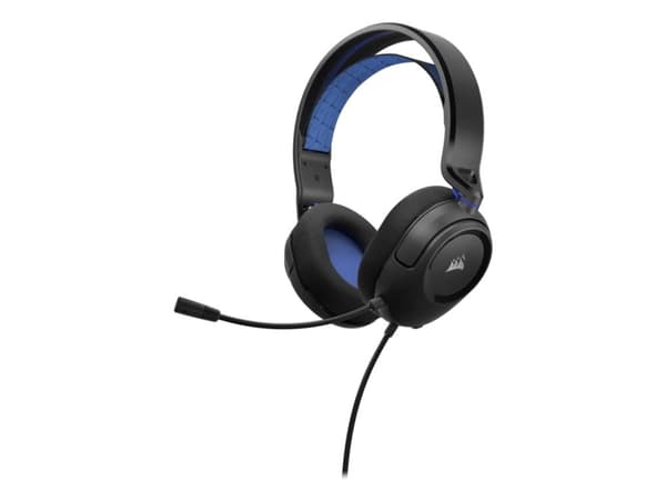 Corsair HS35 v2, Kabel, Spela, 470 g, Headset, Blå