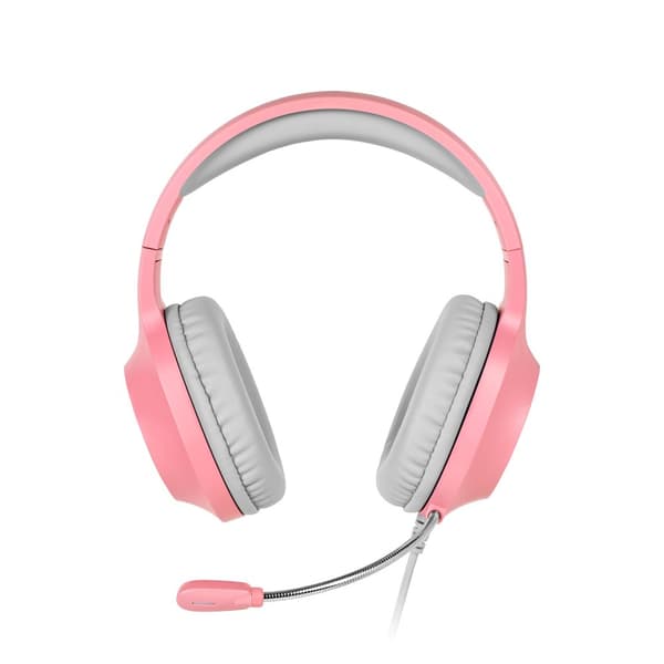 Kruger & Matz Gamer Kids on-ear pelikuulokkeet lapsille, vaaleanpunainen