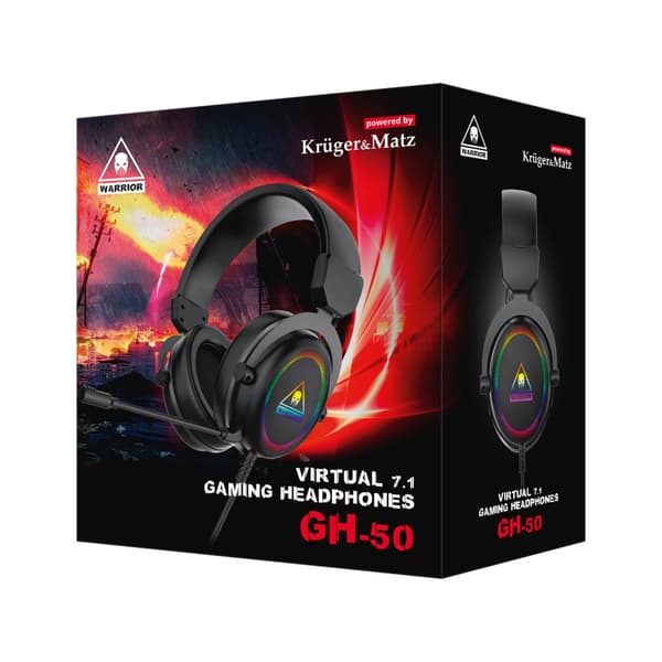 Kruger & Matz Warrior GH-50 on-ear gaming hovedtelefoner