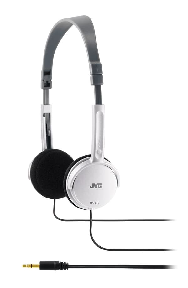 JVC HA-L50 kuulokkeet valkoiset