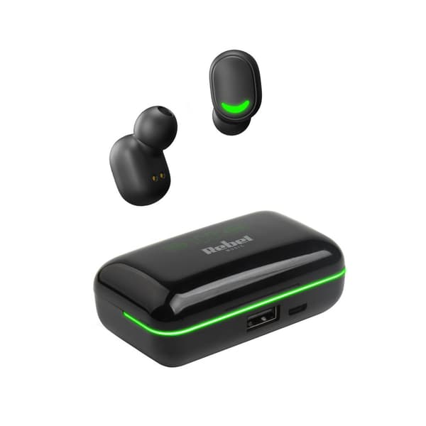 Rebel SN-E10 trådlösa in-ear-hörlurar med powerbank