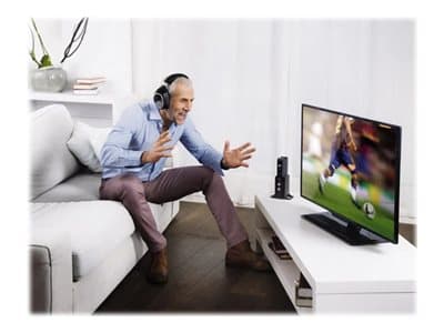 Sennheiser RS 195-U, Kuulokkeet, Pääpanta, Musiikki, Musta, Langaton, 2.4 GHz
