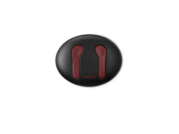 Hama Spirit Unchained, True Wireless Stereo (TWS), 20 - 20000 hz, Musik, 45 g, Headset, Svart, Röd