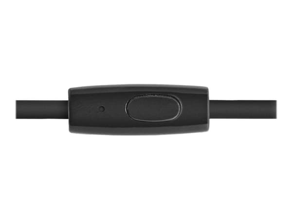 Defender Pulse 420 - Ørepropper med mikrofon - i øret - kablet - 3,5 mm jakk - lydisolerende - svart, gul