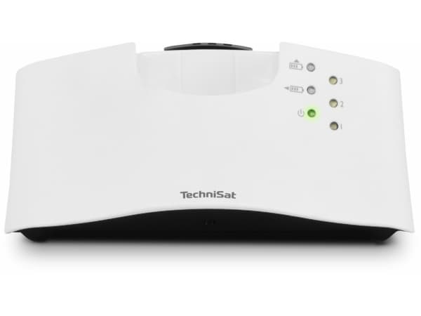 TechniSat StereoMan ISI 3, Ledning & Trådløs, 30 - 20000 Hz, 186 g, Hodesett, Hvit