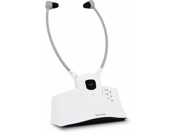 TechniSat StereoMan ISI 3, Ledning & Trådløs, 30 - 20000 Hz, 186 g, Hodesett, Hvit